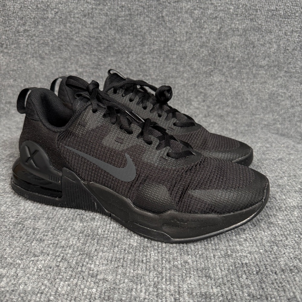 Nike Men's Size 9 Air Max Alpha Trainer 5 Workout Shoes Black Workout Walking